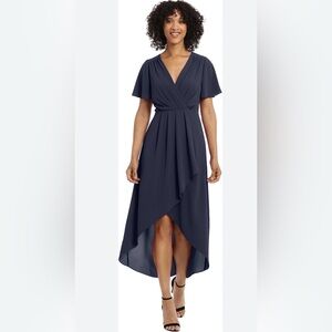 Maggy London Deep Blue High Low Dress